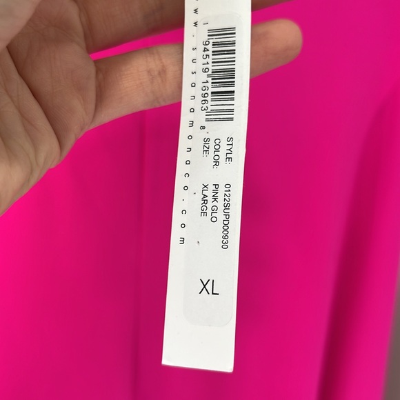 Susana Monaco Sleeveless Cutout Maxi Dress Fushia - Picture 8 of 8